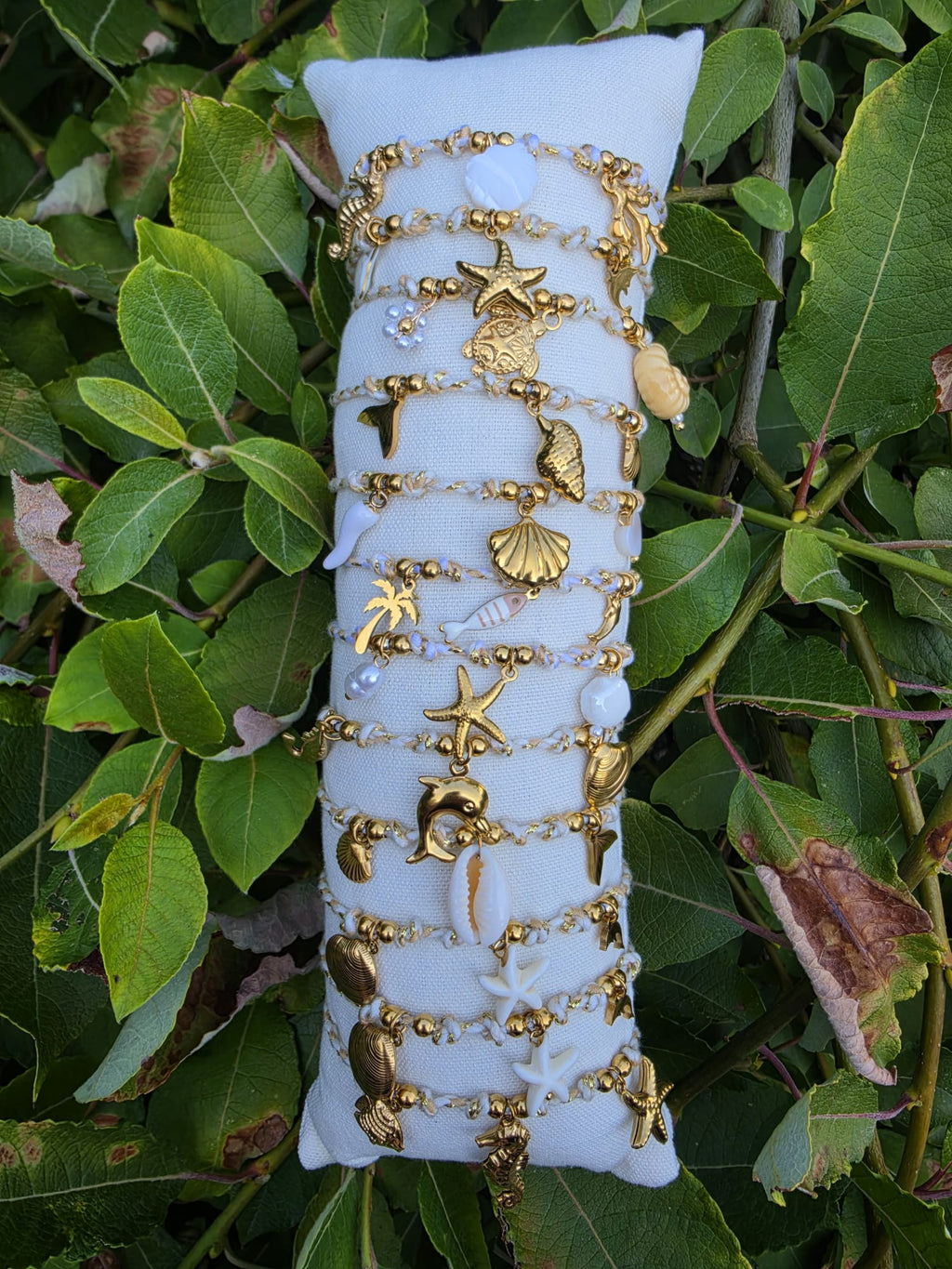 Gold Armband Maritim Edelstahl – alle 12 Motive